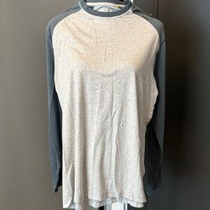 Tasc Performance Men's Gray and Dark Gray Long Sleeve Shirt